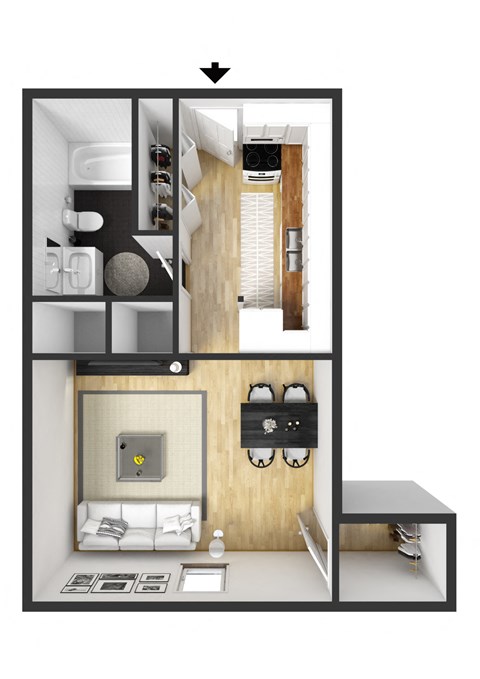 lyon floor plan studio 